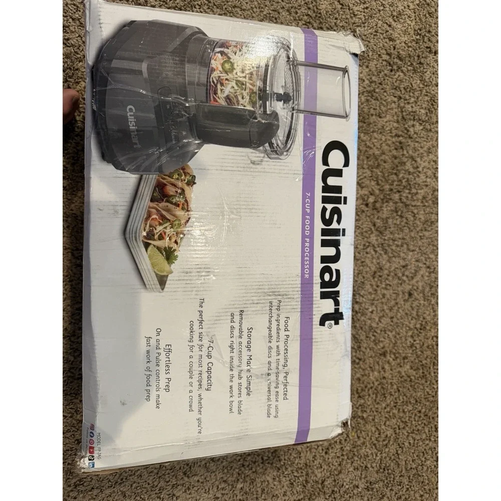 Cuisinart 7-Cup FP-8SV Food Processor Work Bowl, Lid & Slicing/Shredding Disc